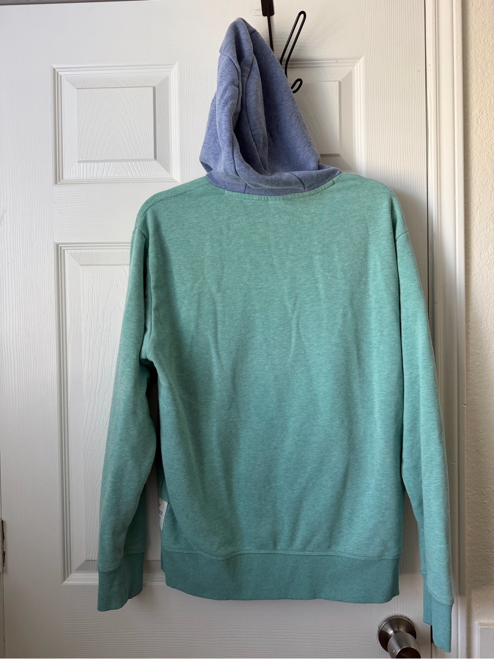 New Balance The Intelligent Choice Hoodie Mint Green Blue Pullover Sweatshirt M - Picture 7 of 7